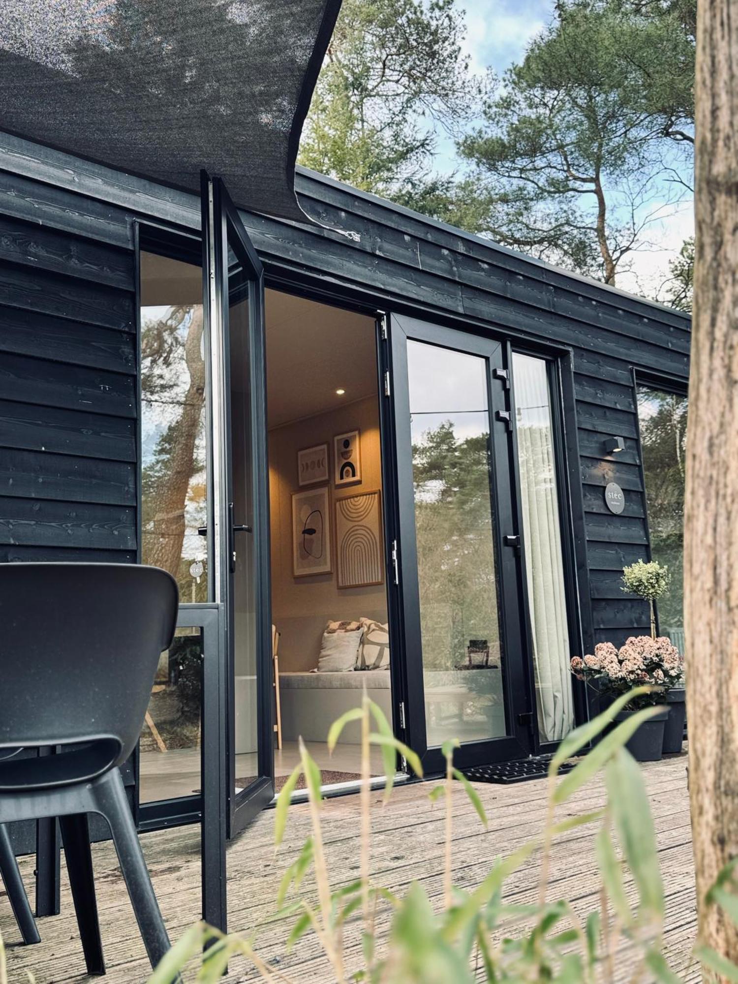 Vila Luxe Tiny House Stec Midden Op De Veluwe In Nunspeet Exteriér fotografie